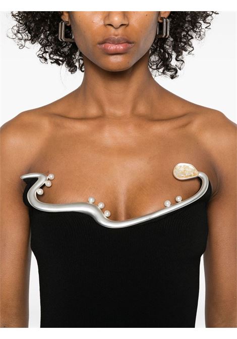 Abito mini Mollusk in nero Christopher esber - donna CHRISTOPHER ESBER | 24043008BLK